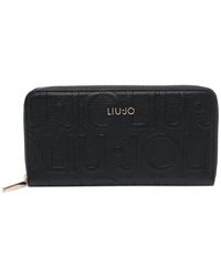 Liu Jo - Logo-Embossed Wallet - Lyst