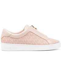 Michael Kors - Keaton Logo-Print Sneakers - Lyst