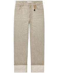 Stella McCartney - Vaqueros Con Parche Del Logo - Lyst
