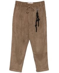 Song For The Mute - Drawstring-Waist Rope-Detail Trousers - Lyst