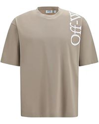 Off-White c/o Virgil Abloh - Vertical Bookish Logo-Print T-Shirt - Lyst