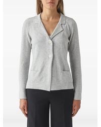 Gran Sasso - Button-Fastening Notched-Lapel Cardigan - Lyst
