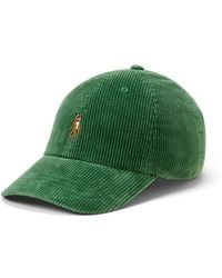 Polo Ralph Lauren - Corduroy-Effect Baseball Cap - Lyst
