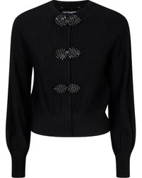 Emporio Armani - ビジューディテール カーディガン - Lyst