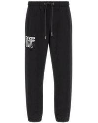 Off-White c/o Virgil Abloh - Motion Arrow Cuffed Joggers - Lyst