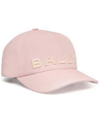 Bally - Logo-embroidered Cotton Baseball Cap - Lyst
