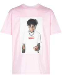Supreme - Nba Youngboy Cotton T-Shirt - Lyst