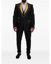 Dolce & Gabbana - Jacquard-Patterned Three-Piece Suit (Set Of Three) - Lyst