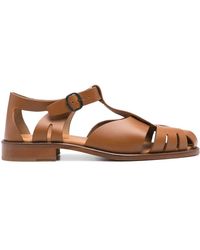 Hereu - Pesca Leather Sandals - Lyst