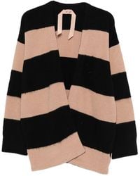 N°21 - Striped Cardigan - Lyst