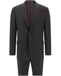 BOGGI - Pinstriped Wool Suit - Lyst