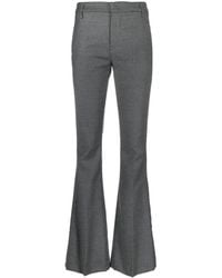 Dondup - Hight-Waisted Bootcut Trousers - Lyst