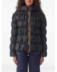 K-Way - Frayn Quilted Hooded Jacket - Lyst