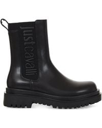 Just Cavalli - Botas con plataforma y logo - Lyst
