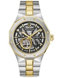 Bulova - Prestige 42Mm Skeleton-Dial Watch - Lyst