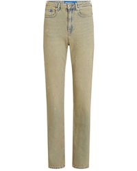 Karl Lagerfeld - Gerade Jeans mit Perlen - Lyst