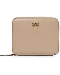 Pinko - Taylor Zip Around Square Leather Zip-Around Wallet - Lyst