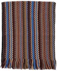 Missoni - Zigzag Knit Fringed Scarf - Lyst