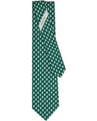 Ferragamo - Bulldog Print Tie - Lyst