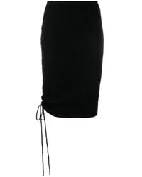 Off-White c/o Virgil Abloh - Drawstring-Detailed Midi Skirt - Lyst