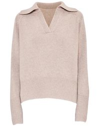 arch4 - V-Neck Collar Sweater - Lyst
