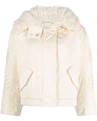 Ermanno Scervino - Hand-embroidered Hooded Down Jacket - Lyst