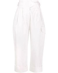 See By Chloé - City Straight-leg Cargo Trousers - Lyst