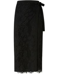 Pinko - Lace Midi Skirt - Lyst