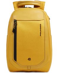 Piquadro - Logo-Lettering Travel Laptop Backpack - Lyst