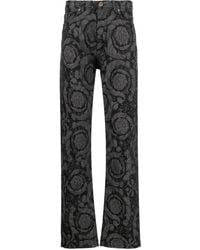 Versace - Barocco Jeans Met Patroon - Lyst