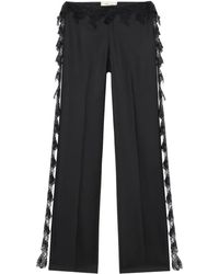 Blumarine - Pantalones con detalle de encaje - Lyst