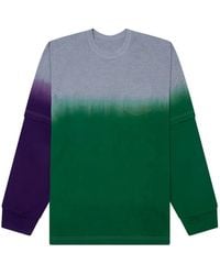 Sacai - Garment-Dye Pocket Long-Sleeve T-Shirt - Lyst