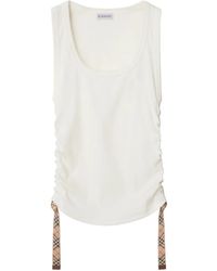 Burberry - Ruched Top - Lyst