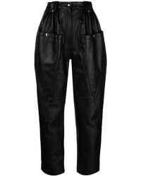 Moschino - Pleat-detail Cropped Trousers - Lyst