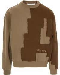 Axel Arigato - Pixel A Knitted-Patchwork Sweater - Lyst