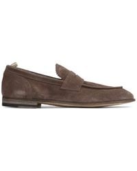 Officine Creative - Scalloped-Detail Penny-Strap Loafers - Lyst