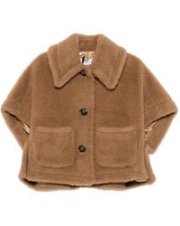Max Mara - Teddy Bear Cape Jacket - Lyst