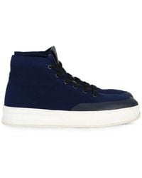 Tod's - High-Top Panelled Sneakers - Lyst