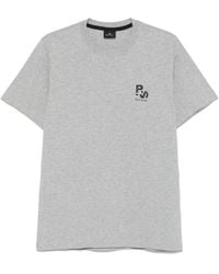 Paul Smith - T-Shirt mit Logo-Print - Lyst