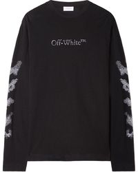 Off-White c/o Virgil Abloh - Diag-stripe Logo-print T-shirt - Lyst