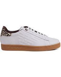 EA7 - X8X053 Xk89Z Leder-Sneaker - Lyst