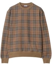 Burberry - Pullover mit Vintage-Check - Lyst