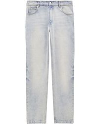 Courreges - Katoenen Jeans Met Toelopende Pijpen - Lyst