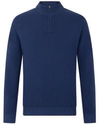 Fedeli - Quarter-Zip Cotton Sweater - Lyst