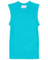 Daniele Fiesoli - Crew Neck Knitted Vest - Lyst