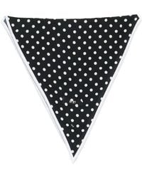 N°21 - Polka-Dot-Print Scarf - Lyst