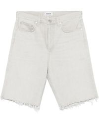 Agolde - Cotton Shorts - Lyst