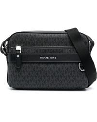 Michael Kors - Schultertasche Mit Monogramm-Print - Lyst
