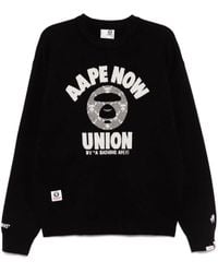 Aape By A Bathing Ape - Jersey con logo Moonface - Lyst