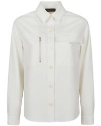 Fabiana Filippi - Zip-Pocket Flap-Pocket Shirt - Lyst